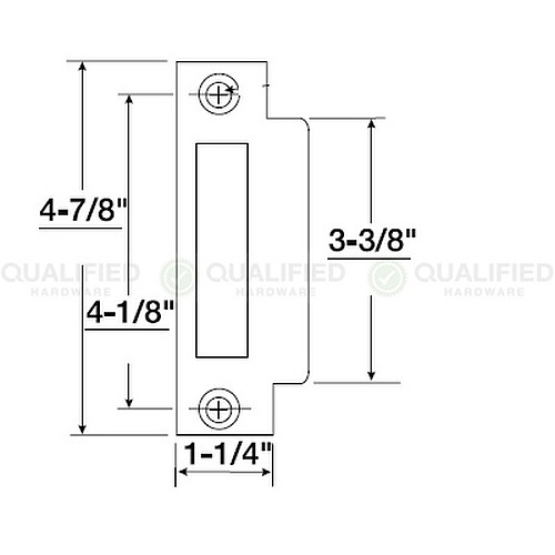 Yale Special Order 2 Curved Lip Strtrike Special Orders