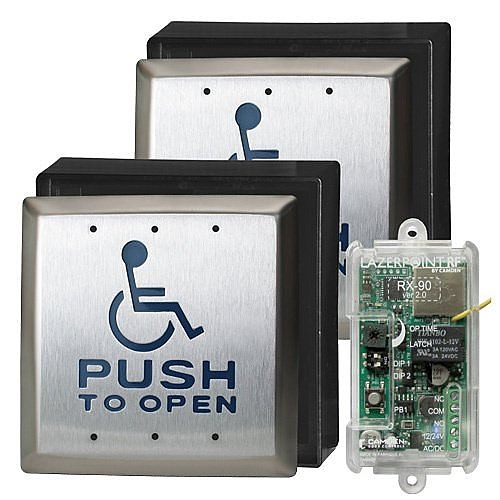 Qualified Kinetic Push Plate Kit Miscellaneous Door Hardware