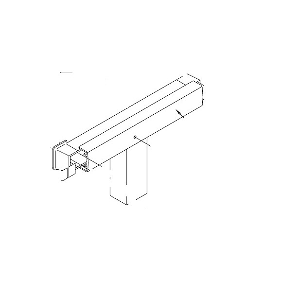Adams Rite Special Order Push Bar Assembly for 8600 Concealed Vertical Rod Exit Device Special Orders