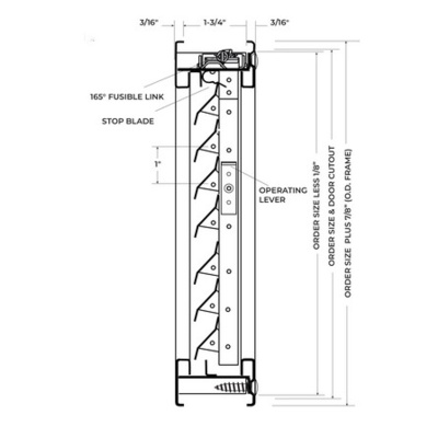 National Guard Products Fusible Link Louver Lites and Louvers image 2