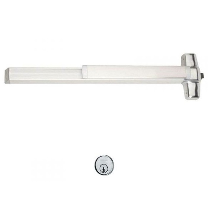 Von Duprin Special Order 98 series Rim Exit Device with Night Latch and Cylinder Dogging Special Orders