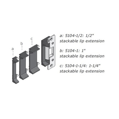 HES Stackable Lip Extension Electric Strikes