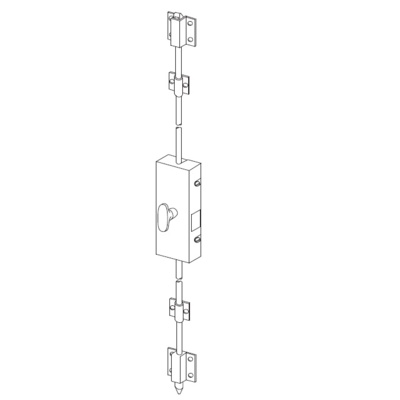 Detex Special Order Vertical Rod Assembly For Use With ECL-230D Only Special Orders