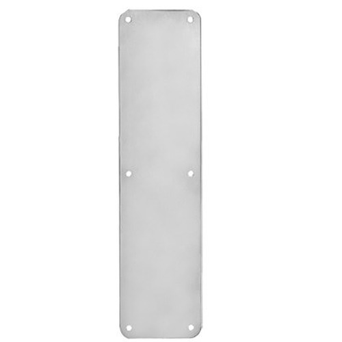Rockwood Manufacturing Special Order Push Plate with MicroShield Antimicrobial Finish Touchless Door Hardware