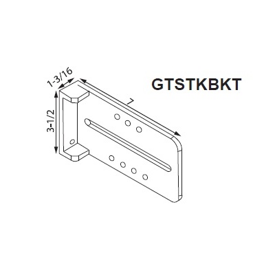Detex Special Order Gate Mounting Kit for  V40 Exit Device Special Orders image 4