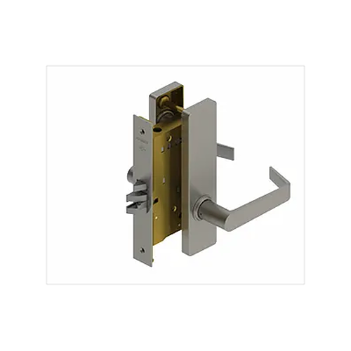 Hager Special Order Classroom Mortise Lock With Escutcheon, Withnell Lever, Stainless Steel - LHR Special Orders
