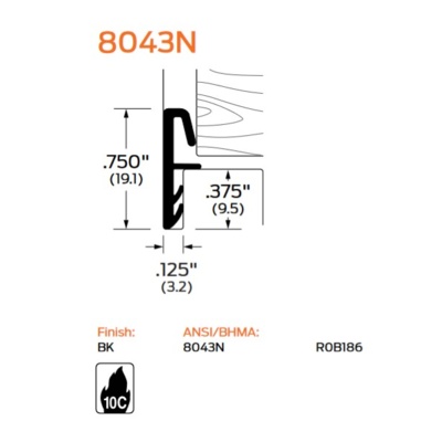 Zero International Special Order Kerf-In Weather Seal Special Orders