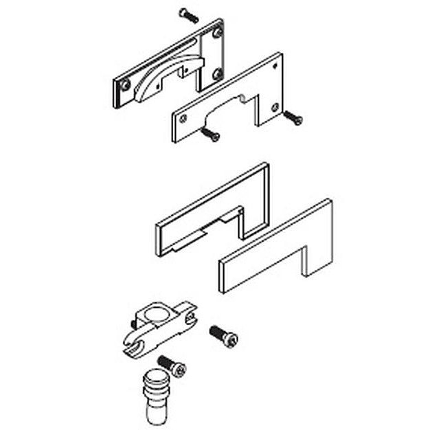 dormakaba Special Order Transom - Sidelite Patch Fitting with Pivot Special Orders