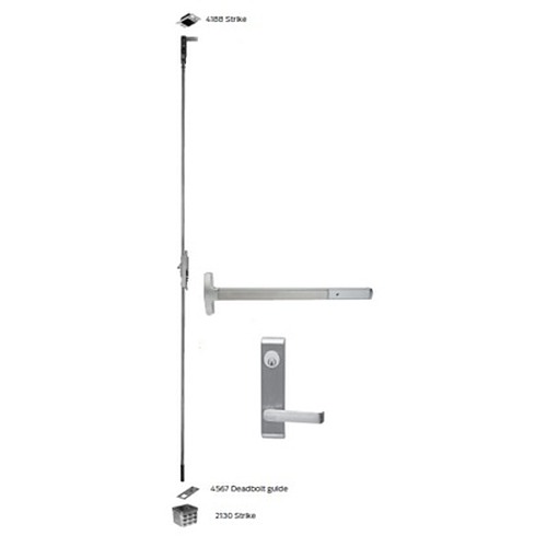 Falcon Special Order Narrow Stile Concealed Vertical Rod Device with Motorized Electric Latch Retraction Special Orders