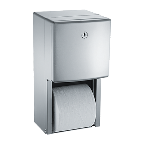 Toilet Tissue Dispenser - Twin Hide-A-Roll - Surface Mounted