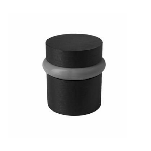 Rockwood Manufacturing 850 Heavy Duty Floor Stop with Grey Bumper (Pair) Miscellaneous Door Hardware