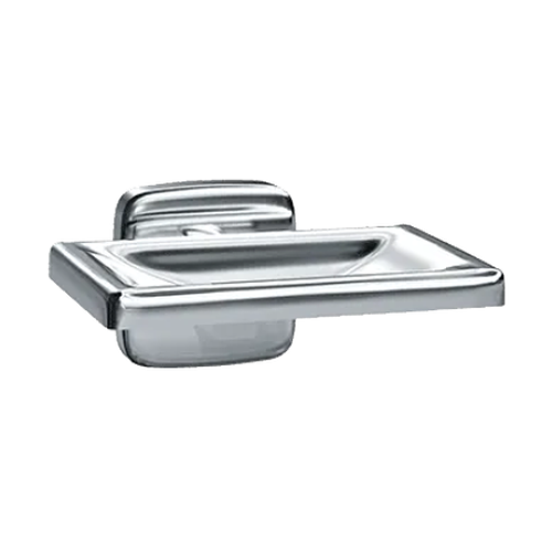Soap Dish - Satin Stainless Steel - Surface Mounted