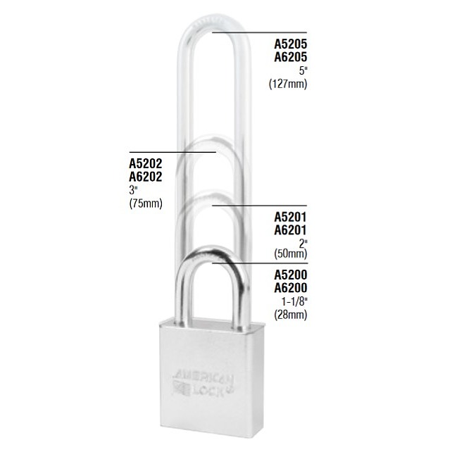 American Lock 1-3/4 Rectangular Padlock Padlocks
