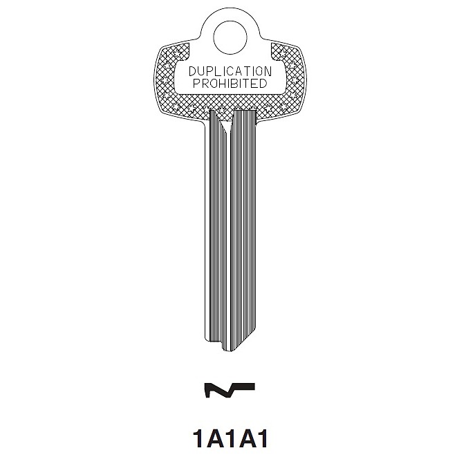 dormakaba Best Compatible 6 Pin A keyway Key Blank Keying Supplies