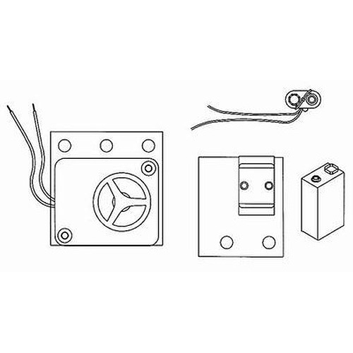 Detex Siren/Battery Conversion Kit for ECL-230D Exit Devices / Panic Bars