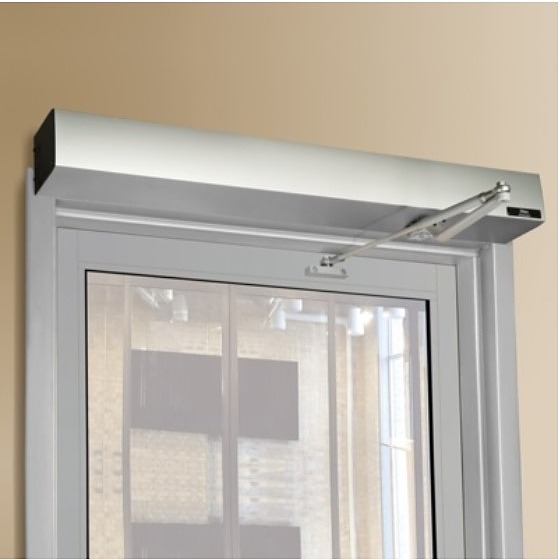 Entrematic Special Order HA9 Push Clear Aluminum Finish Paired Automatic Operator Special Orders