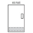 Don-Jo Kick Plate 8x34 Miscellaneous Door Hardware