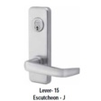 Best Special Order Office Function with Deadbolt Complete Mortise Lock with Lever and J Style Escutcheon Special Orders