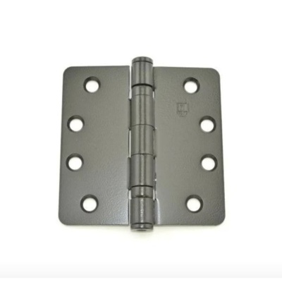 Hager Special Order 4-1/2x4-1/2 Standard Weight Plain Bearing Hinge with Round Corners Pivots, Hinges and Patch Fittings