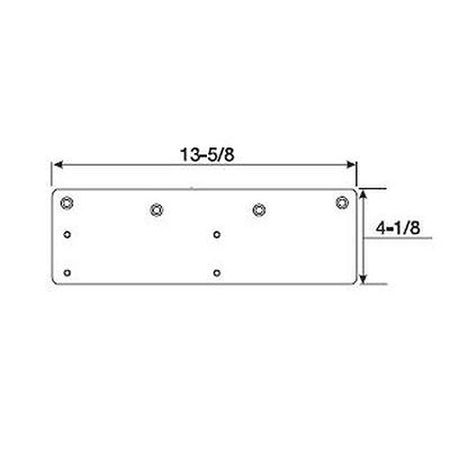 Norton Low Ceiling Clearance Drop Plate Surface Mounted Closers