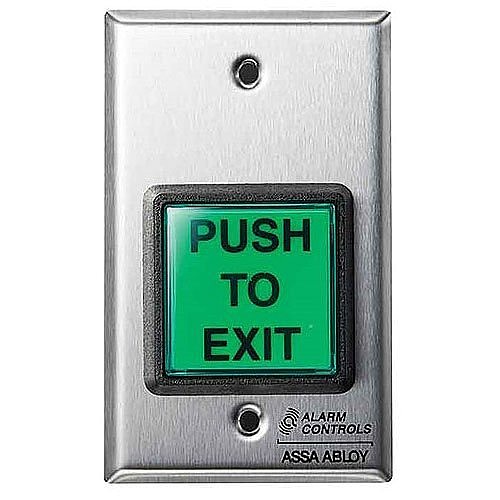 Alarm Controls Push to Open Exit Button (2T) Access Control