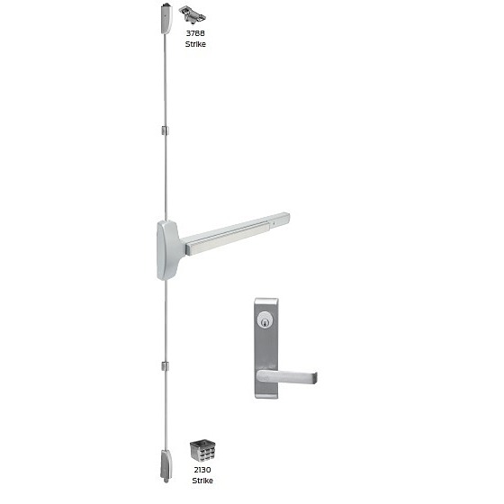 Falcon Special Order Surface Vertical Rod Device with Motorized Electric Latch Retraction Special Orders