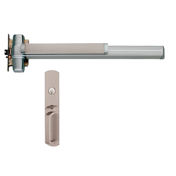 Von Duprin Special Order Fire Rated Mortise Lock Exit Device with Electric Unlocking Thumbpiece Trim Special Orders