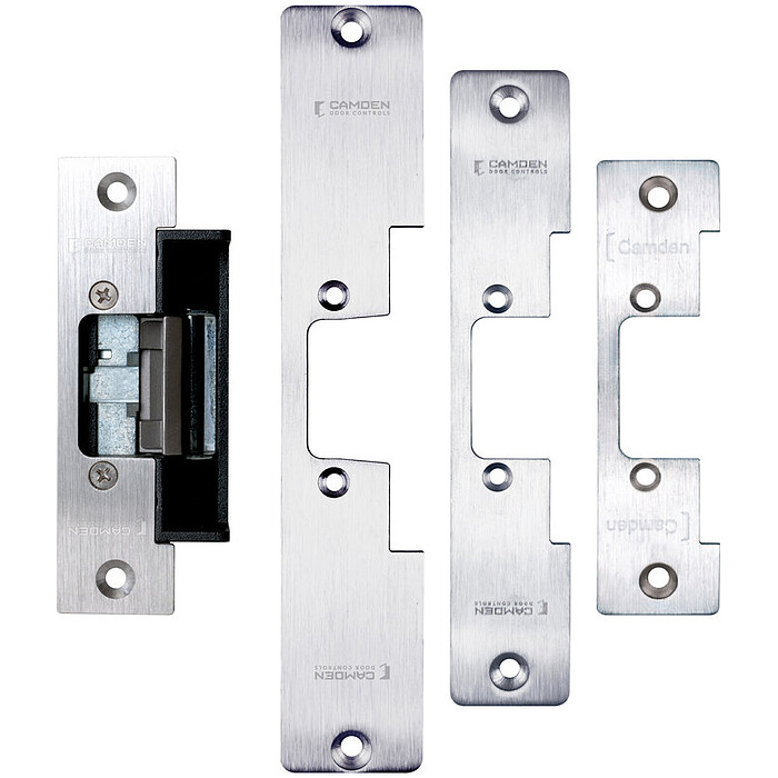 Low profile Universal grade 2 ANSI electric strike for cylindrical locksets