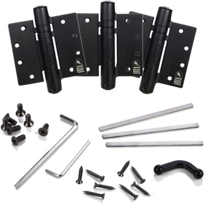 Waterson USA 3 Pack Adjustable Self Closing Hinge 4 1/2 x 4 1/2 Specialty Hinges