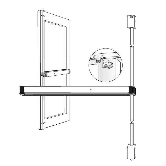 Adams Rite Special Order Narrow Stile Concealed Vertical Rod Exit Device Special Orders