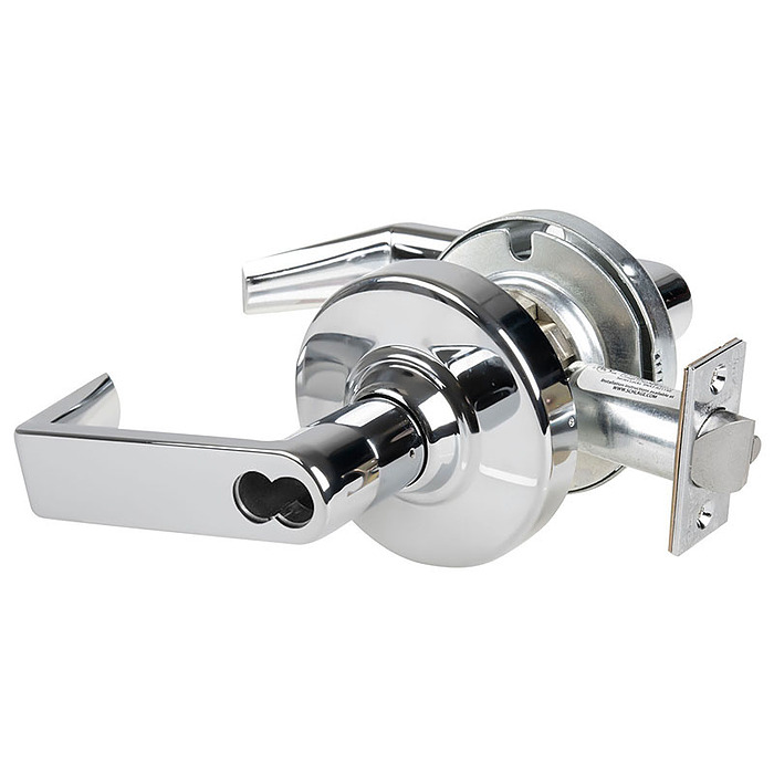 Schlage DOUBLE CYLINDER LOCK WITH LARGE FORMAT INTERCHANGEABLE CORE PREP. Commercial Door Locks