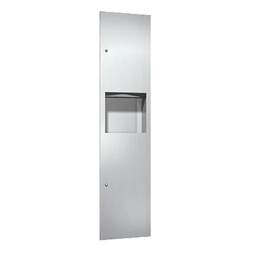 Paper Towel Disp. & 4.2 gal. Waste Receptacle - Multi, C-Fold - Recessed