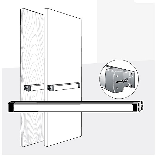 Adams Rite Special Order Rim Exit Device for for Hollow Metal and Wood Doors Special Orders