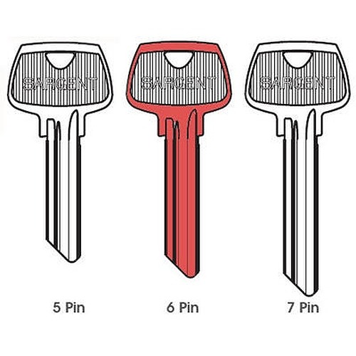 Sargent High Level Master Key Blank Keying Supplies