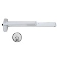 Von Duprin Rim Exit Device with Night Latch Cylinder Trim and Weatherproof RX Special Orders
