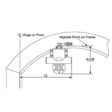 Yale Offset Adjustable Bracket for Arched or Circular Top Door Surface Mounted Closers image 2