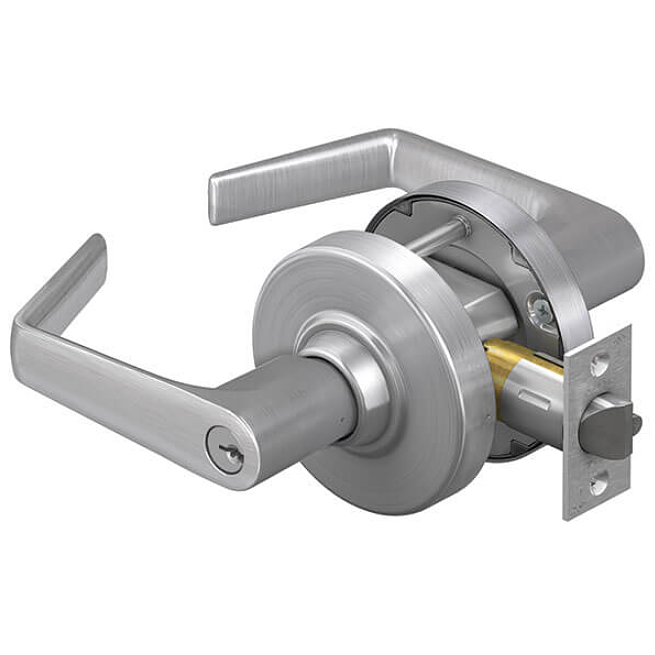 Schlage Special Order Standard Duty Entry Lever, Saturn Lever, With 6 Pin-S123 Standard Cylinder Special Orders