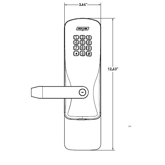 Schlage Special Order Electronic Digital Pushbutton Exit Device Lock Special Orders