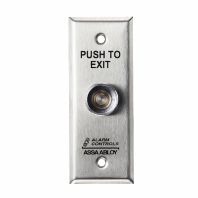 Alarm Controls Narrow Stile Pneumatic Request to Exit Switch Access Control