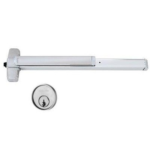 Von Duprin Special Order Rim Exit Device with Quiet Electric Latch Retraction and Night Latch Cylinder Trim Special Orders
