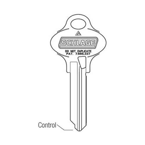 Schlage Control Key Blank Keying Supplies