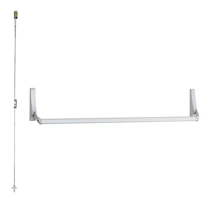 Falcon Narrow Stile Concealed Vertical Rod Crossbar Exit Device with Night Latch Special Orders