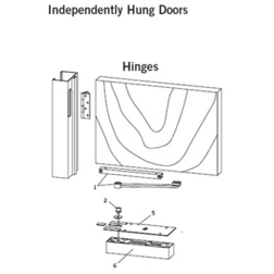 dormakaba Independently Hung on Hinges-Floor Closer Complete Floor Closers