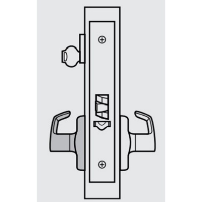 Corbin Russwin Special Order Complete Storeroom Function Mortise Lock with Knob and Rose Special Orders image 2