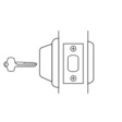 Best Heavy Duty Interchangeable Core Single Sided Deadbolt. 2-3/8Backset Commercial Door Locks image 2