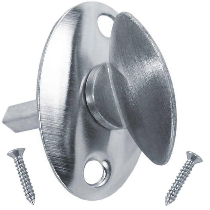 76-26D, Oval Thumbturn, Solid, Satin Chrome 26D - Pack of 3