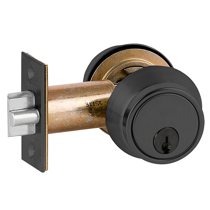 Schlage Special Order Single CylinderTubular Deadlatch with Split finish for 2-1/4 Thick Door Special Orders