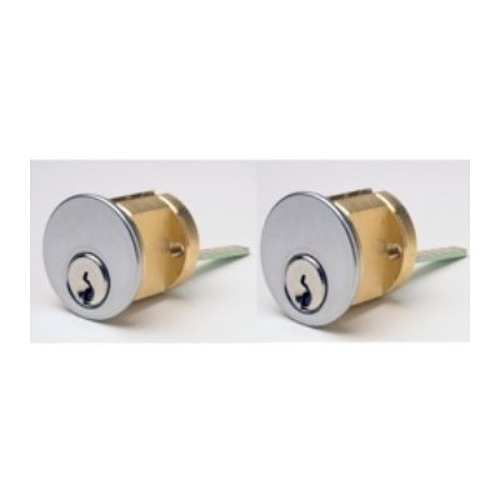 GMS Industries 1-1/8" Rim Cylinder Pair Cylinders