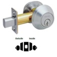 Schlage Heavy Duty Double Cylinder Deadbolt Commercial Door Locks image 2