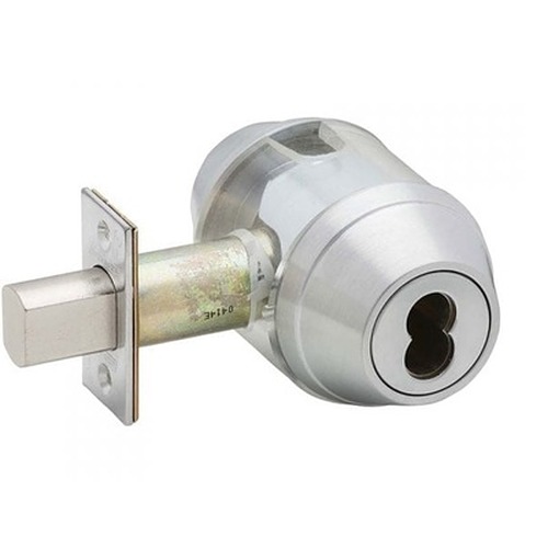Schlage Double Cylinder Deadbolt Prepped for Interchangeable Core Commercial Door Locks